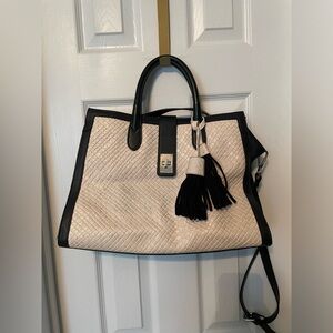 Claudia Firenze Italian leather handbag with an adjustable crossbody strap
